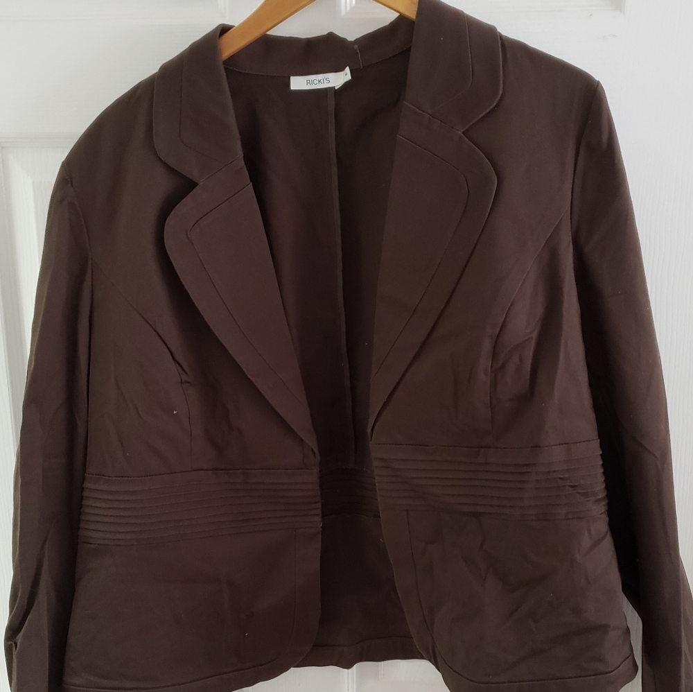 Rickis dark brown blazer